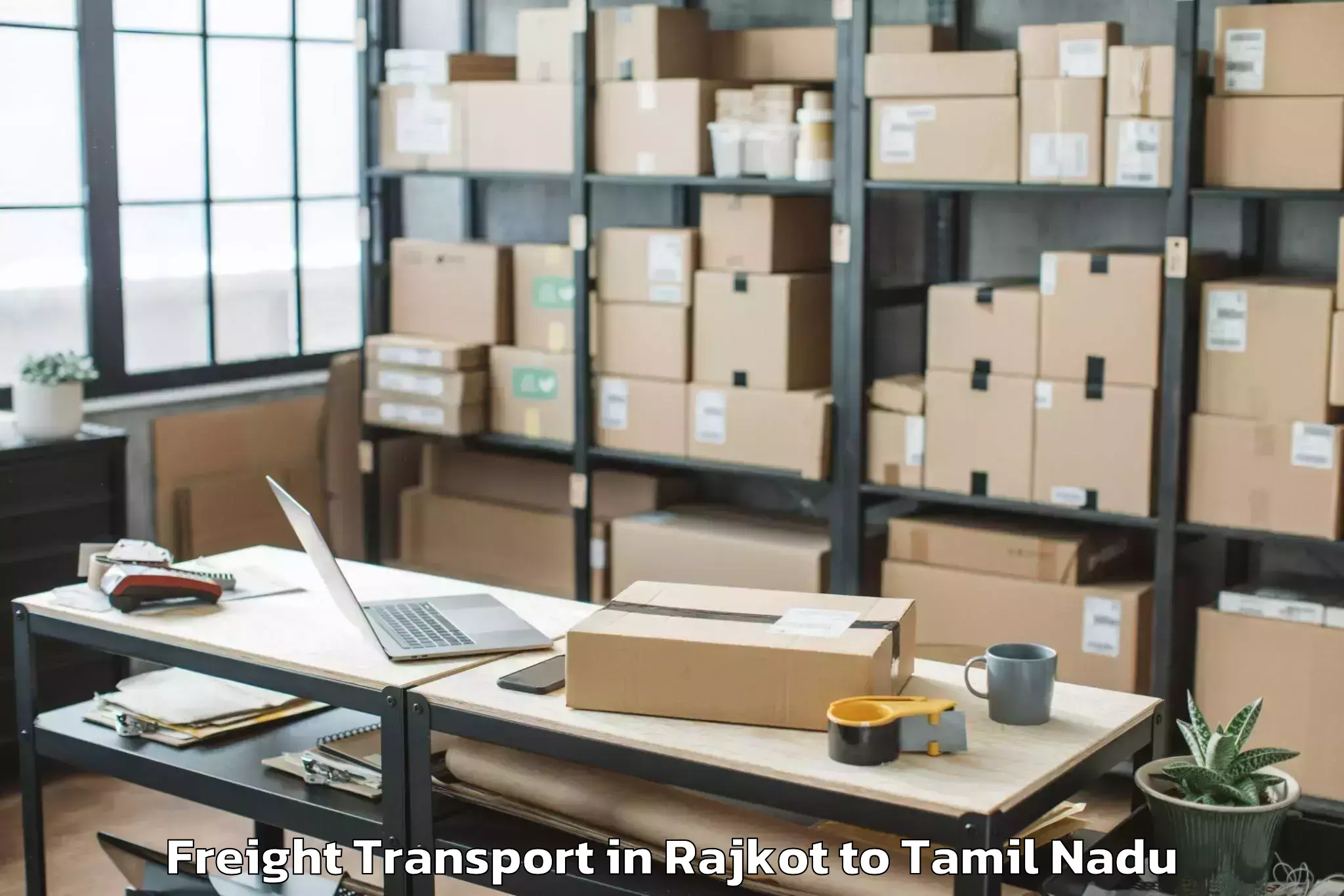 Affordable Rajkot to Marakkanam Freight Transport